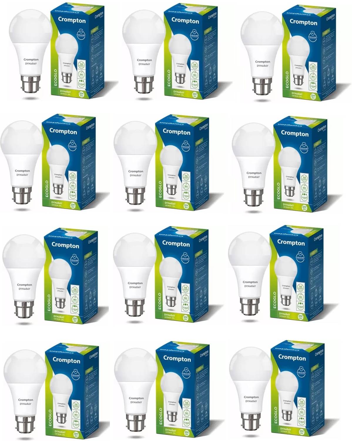 Crompton 12 W Basic Standard B22 LED Bulb