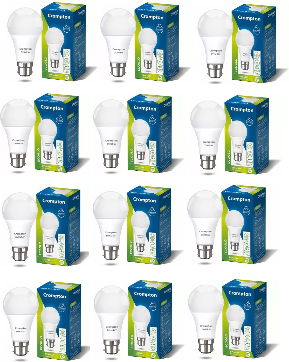 Image of Crompton 12 W Basic Standard B22 LED Bulb