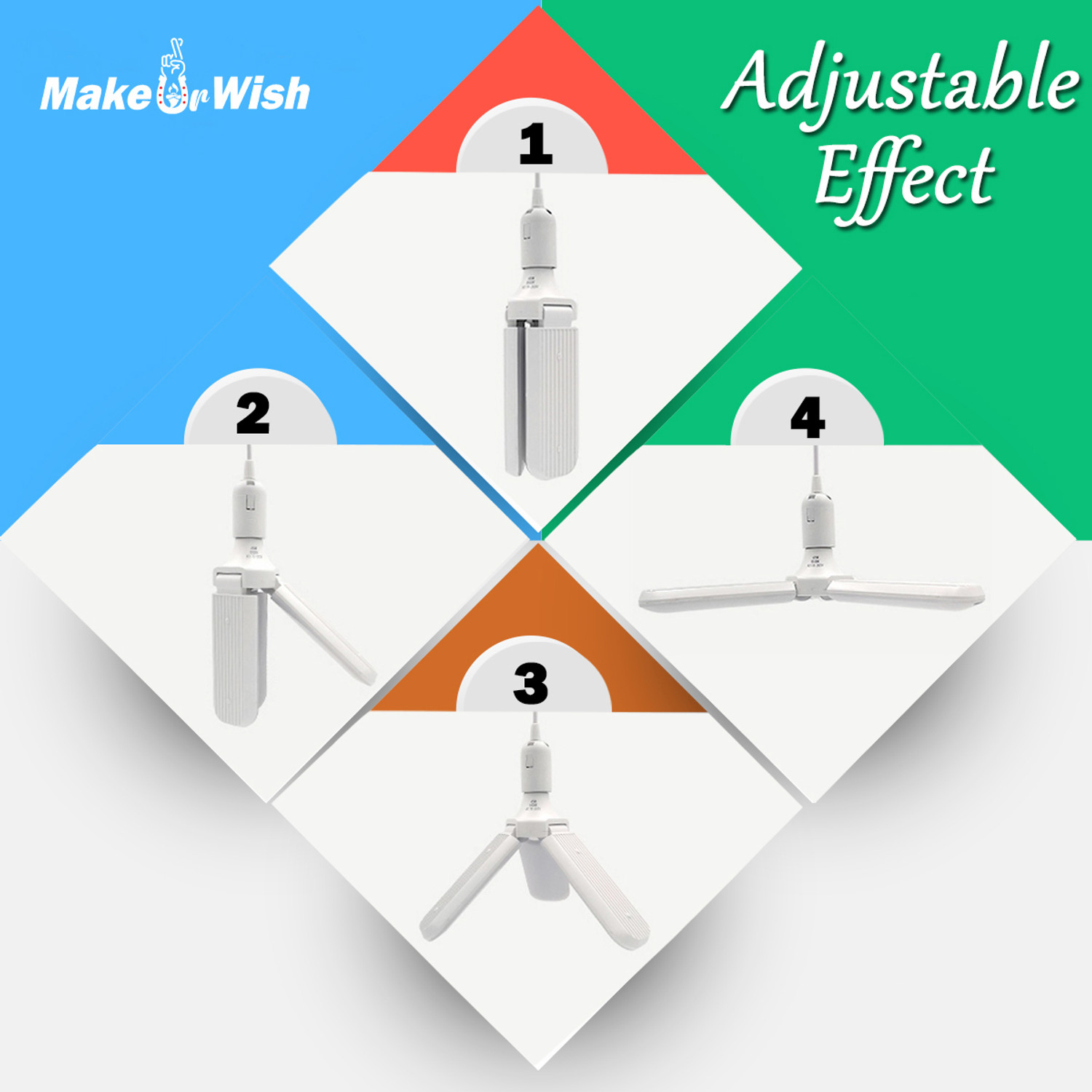Image of Make Ur Wish 40 W Basic U-Tube B22 LED Bulb