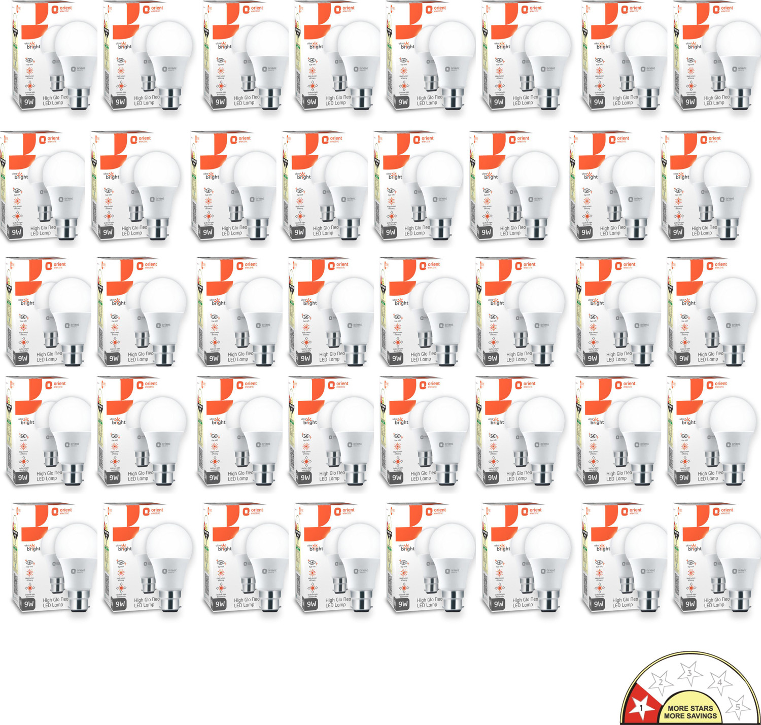 Image of Orient Electric 9 W Basic Round B22 LED Bulb
