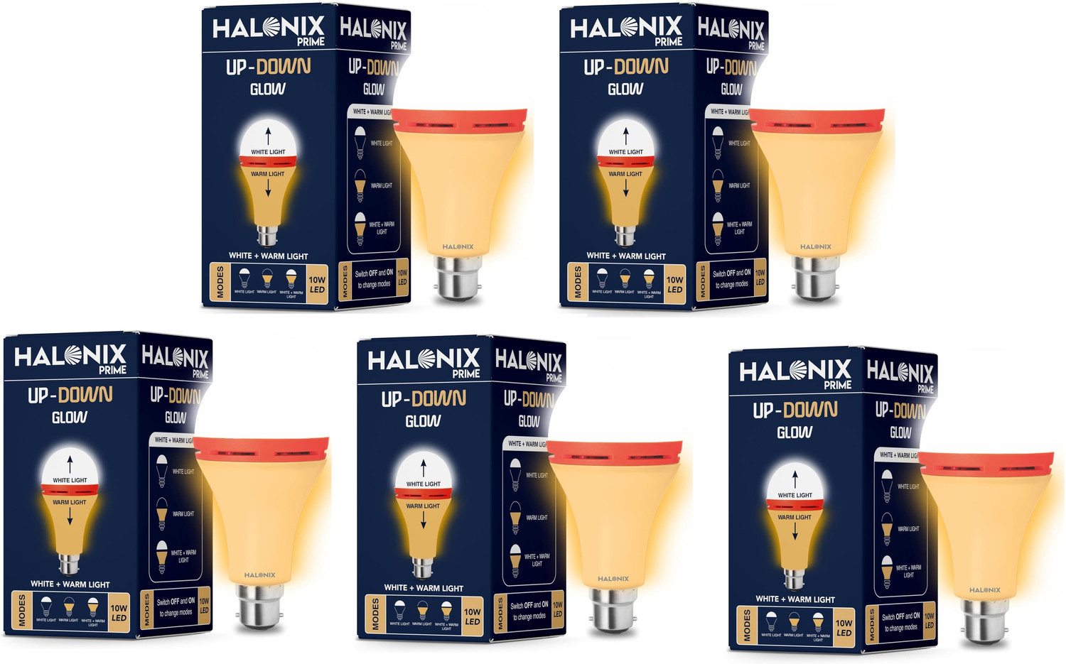 Image of HALONIX 10 W Basic Decorative B22 LED Bulb