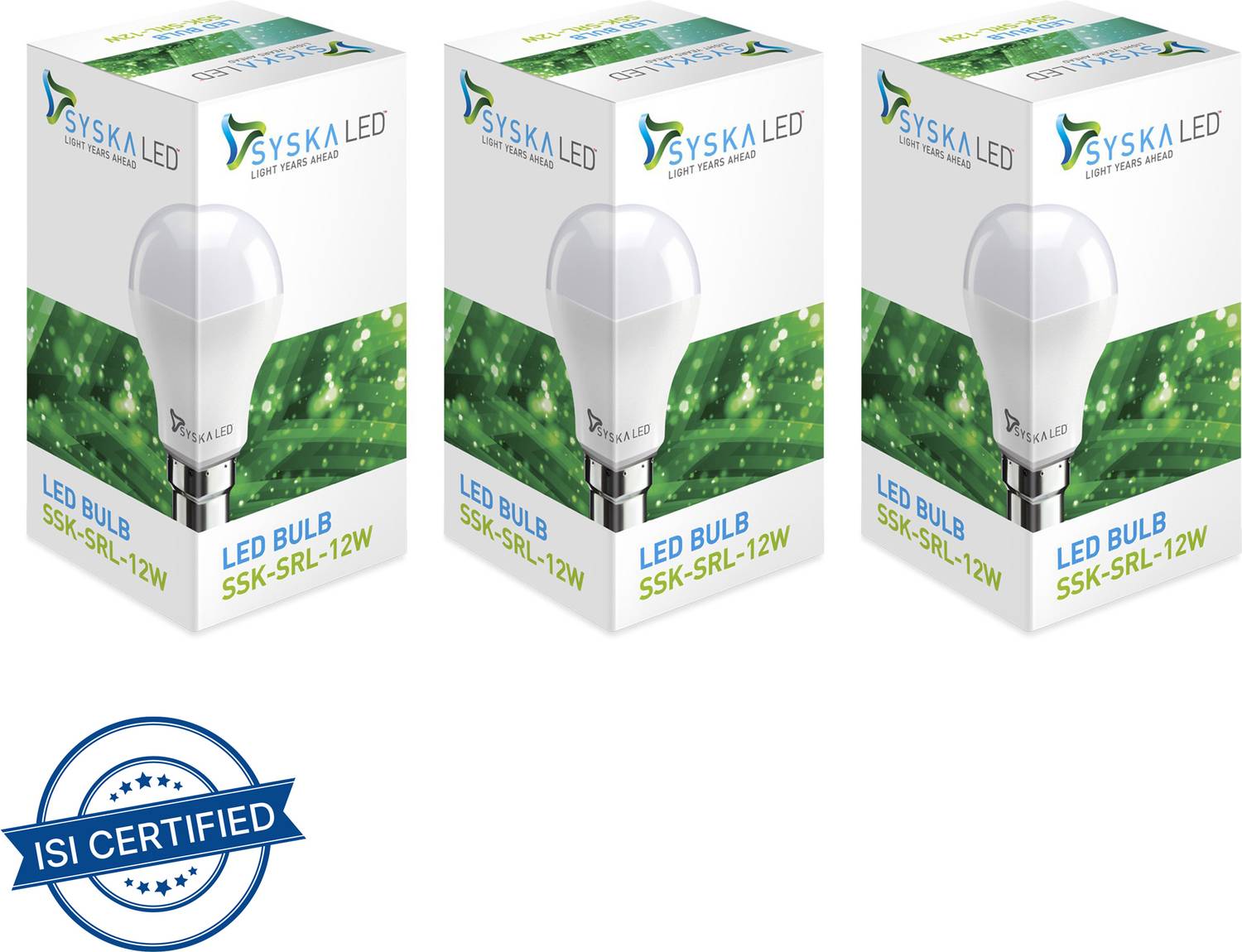 Syska 12 W Basic Standard B22 LED Bulb