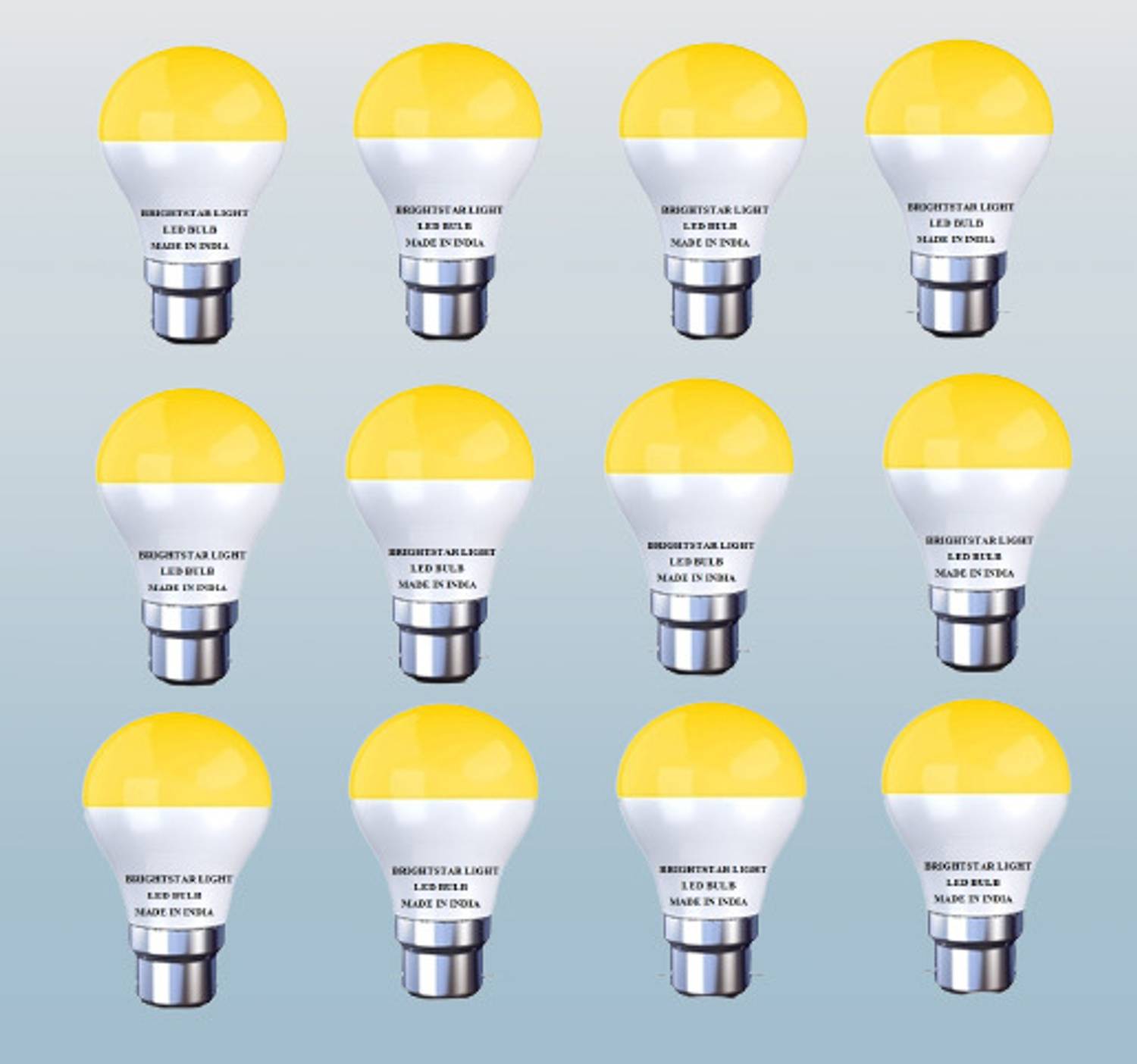 Brightstar 9 W Basic Round B22 LED Bulb
