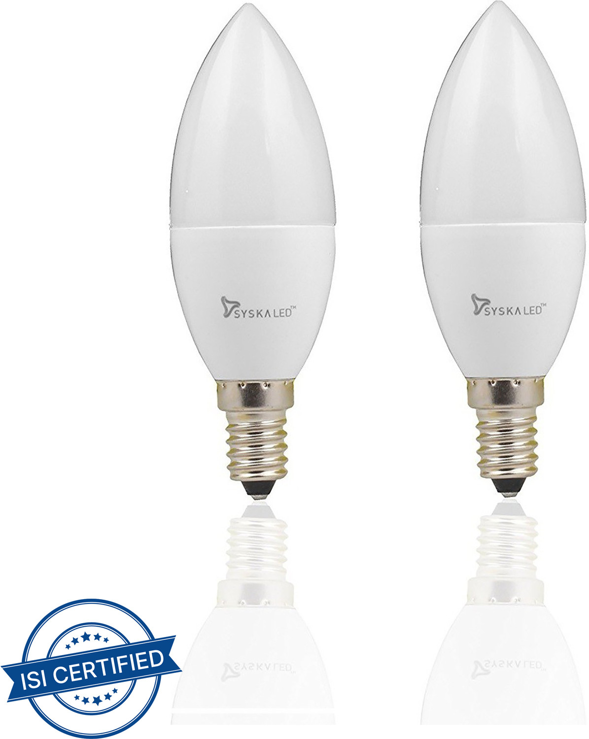 Image of Syska 3 W Basic Candle E14 LED Bulb