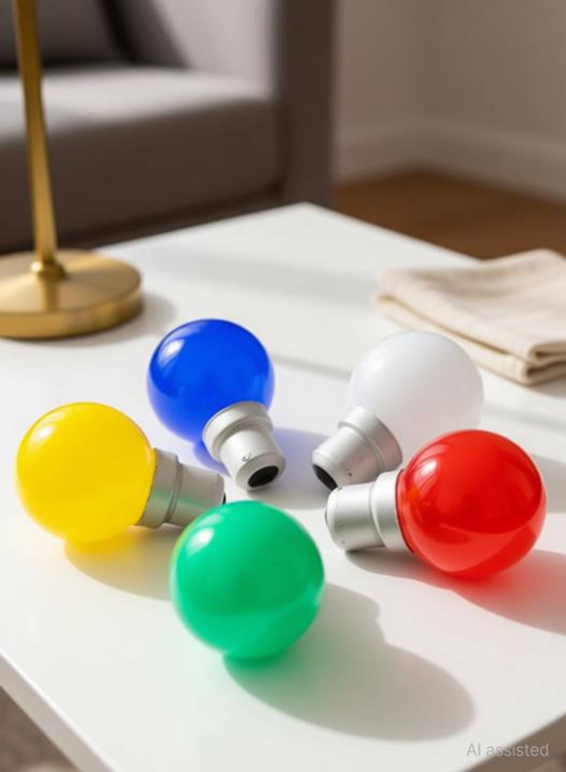 ambert 0.5 W Basic Round B22 LED Bulb