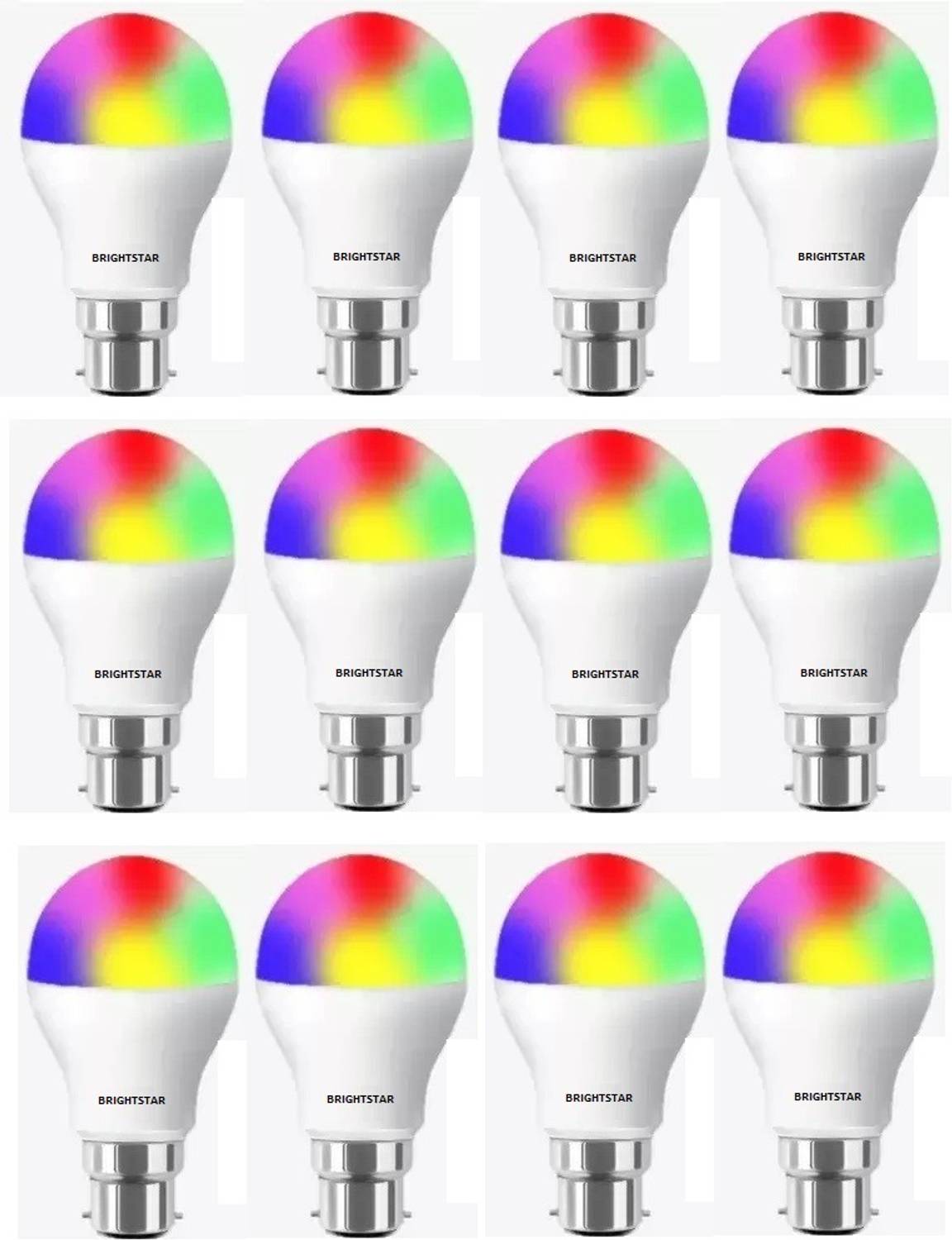 Brightstar 10 W Basic Round B22 LED Bulb