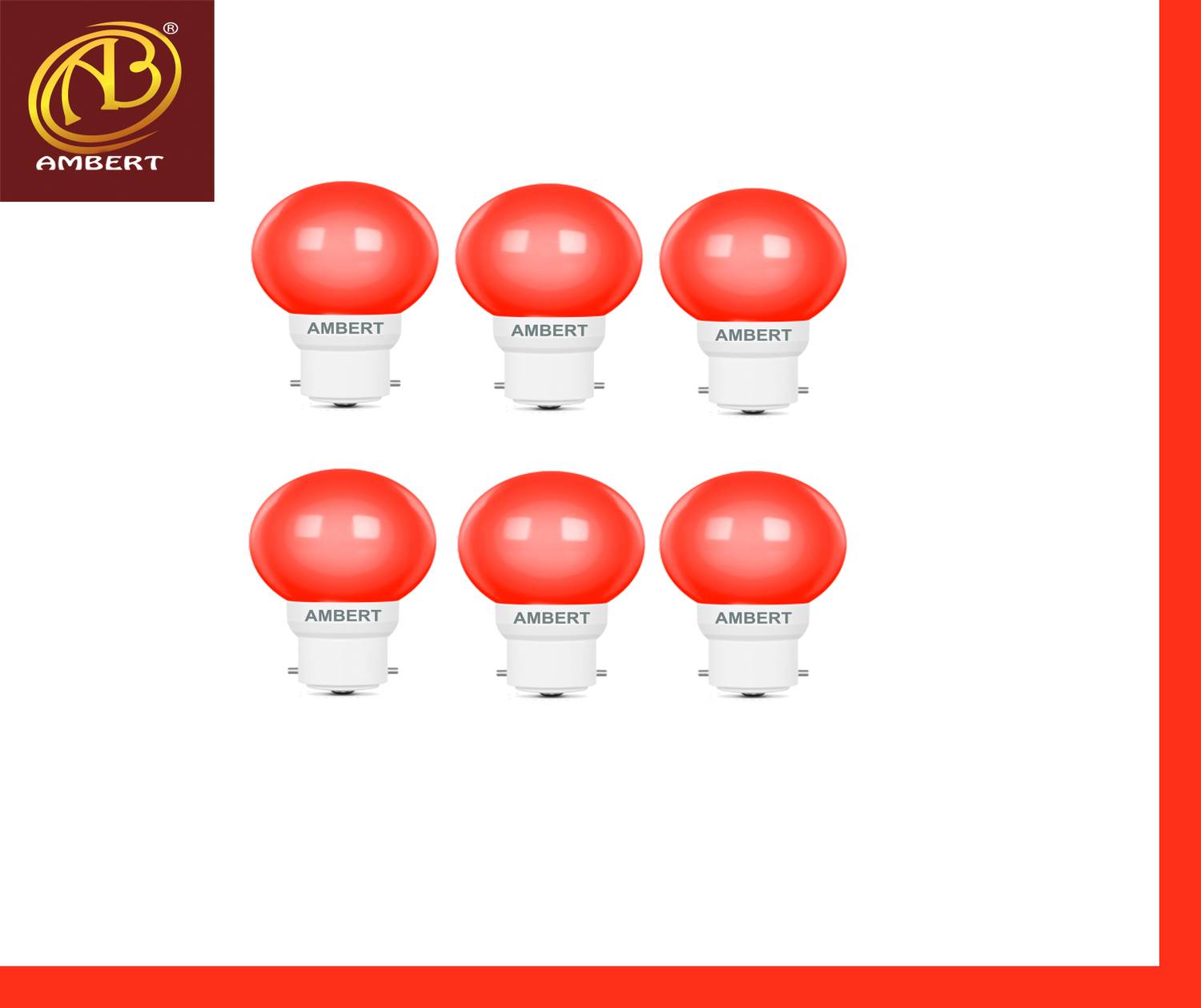 ambert 0.5 W Basic Decorative B22 LED Bulb