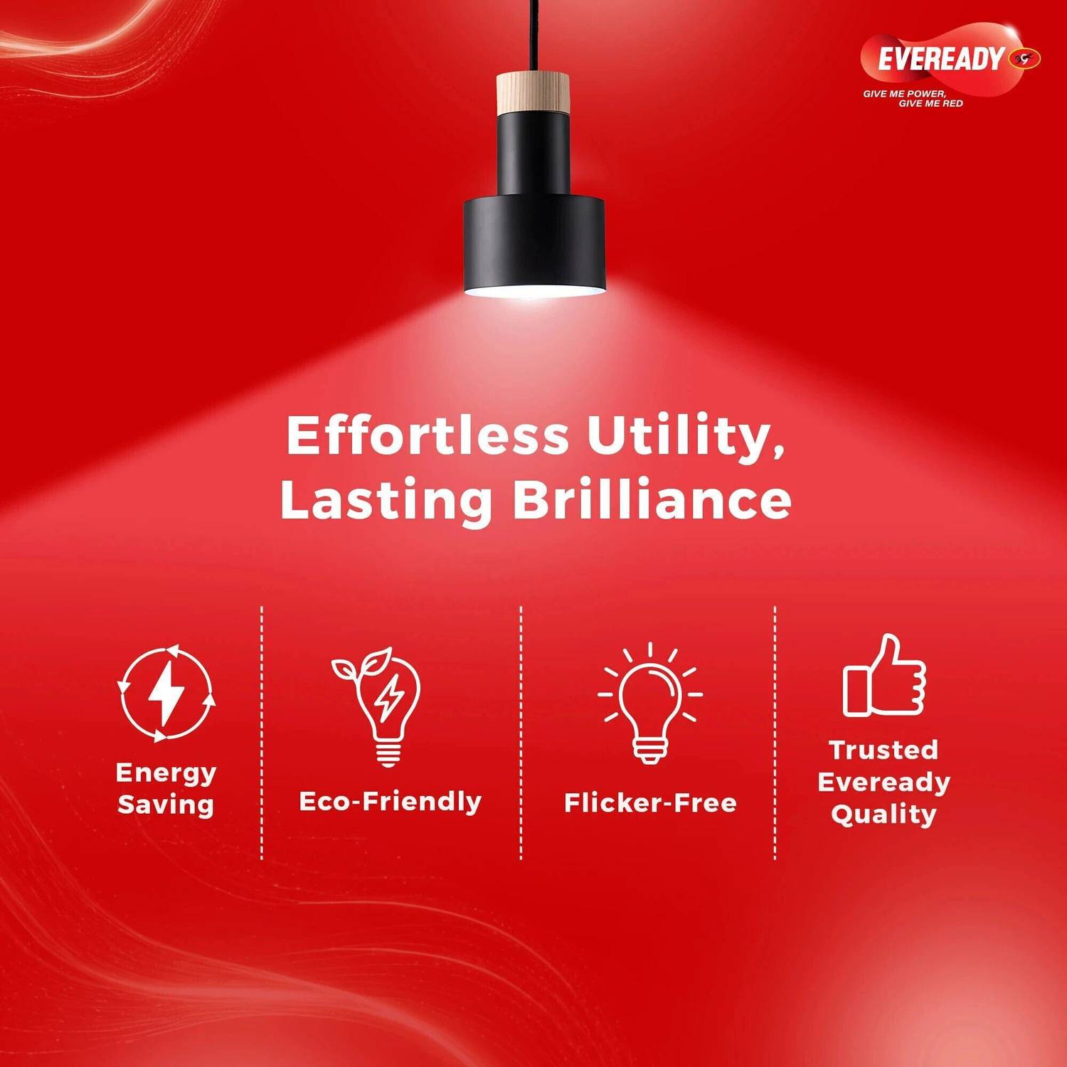 EVEREADY 40W Flickering LED B22 Bulb - Image 3