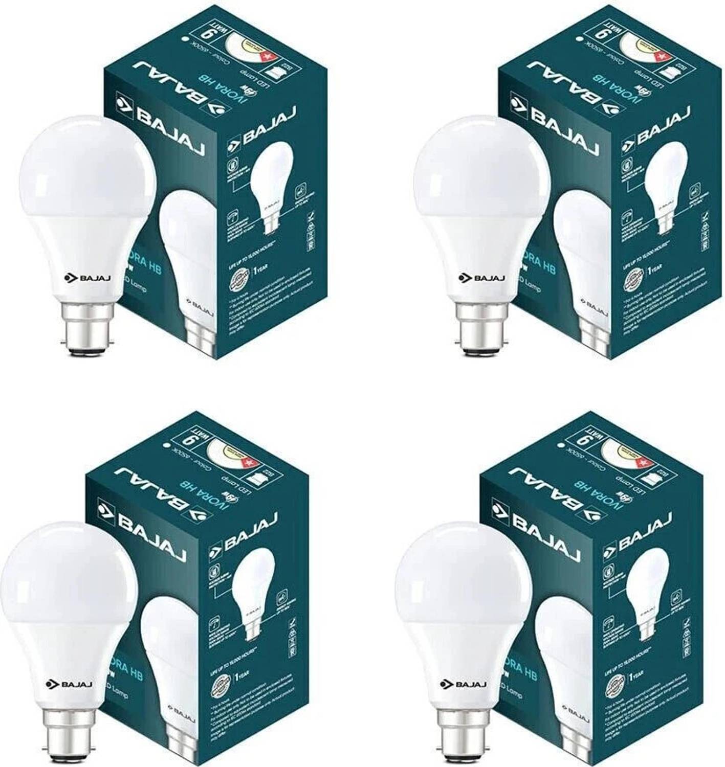 BAJAJ 9 W Basic Standard B22 LED Bulb