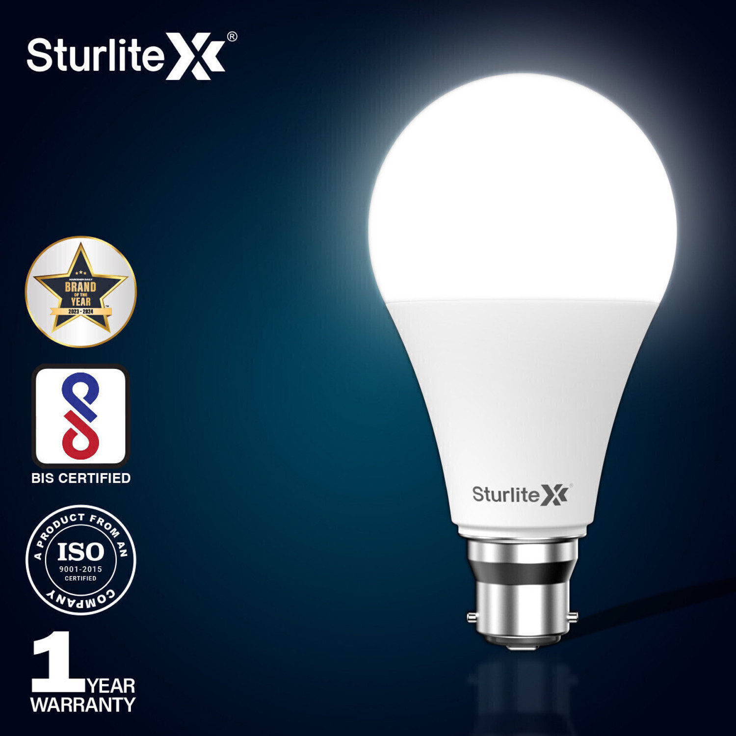 Image of Sturlite 16 W Basic Standard B22 D LED Bulb