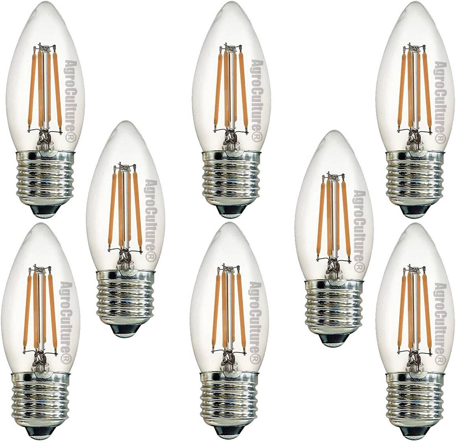 AgroCulture 4 W Basic Candle E26 LED Bulb