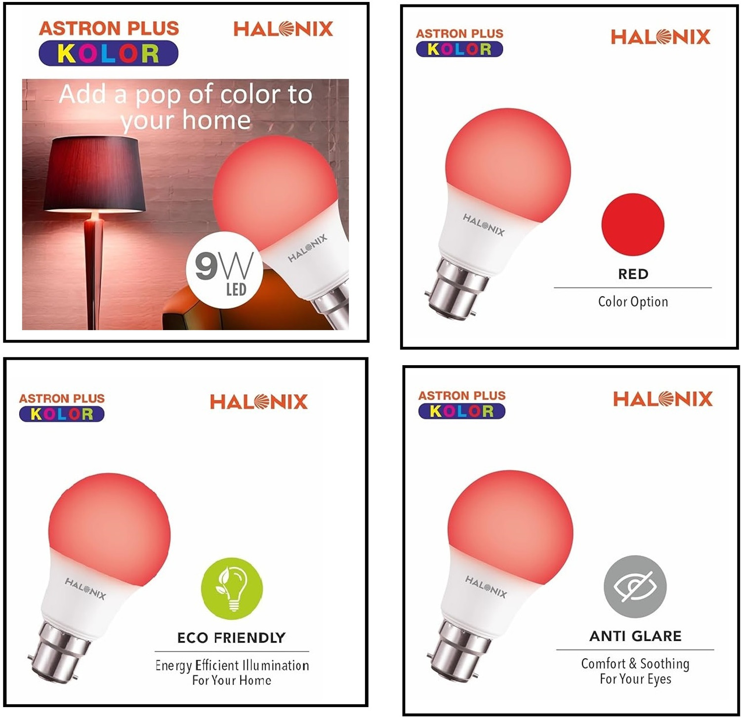 Image of HALONIX 9 W Basic Decorative B22 LED Bulb