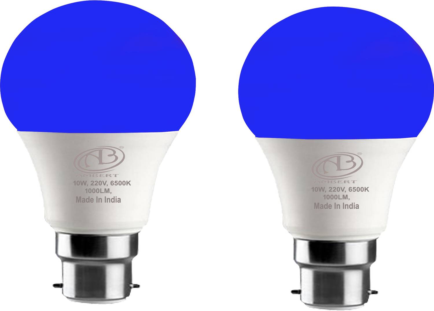 ambert 10 W Basic Round B22 LED Bulb