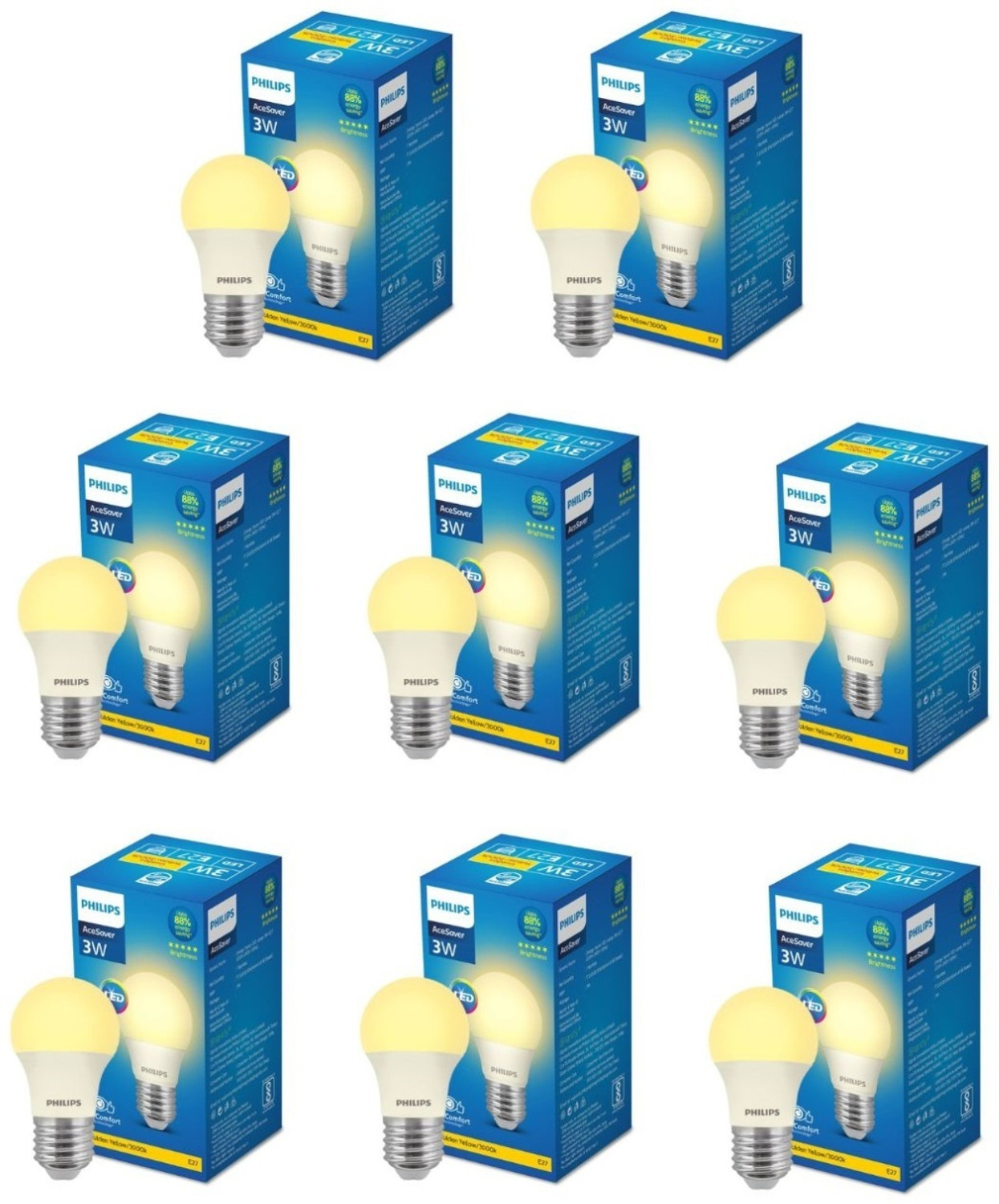 Image of PHILIPS 3 W Basic Round E27 LED Bulb
