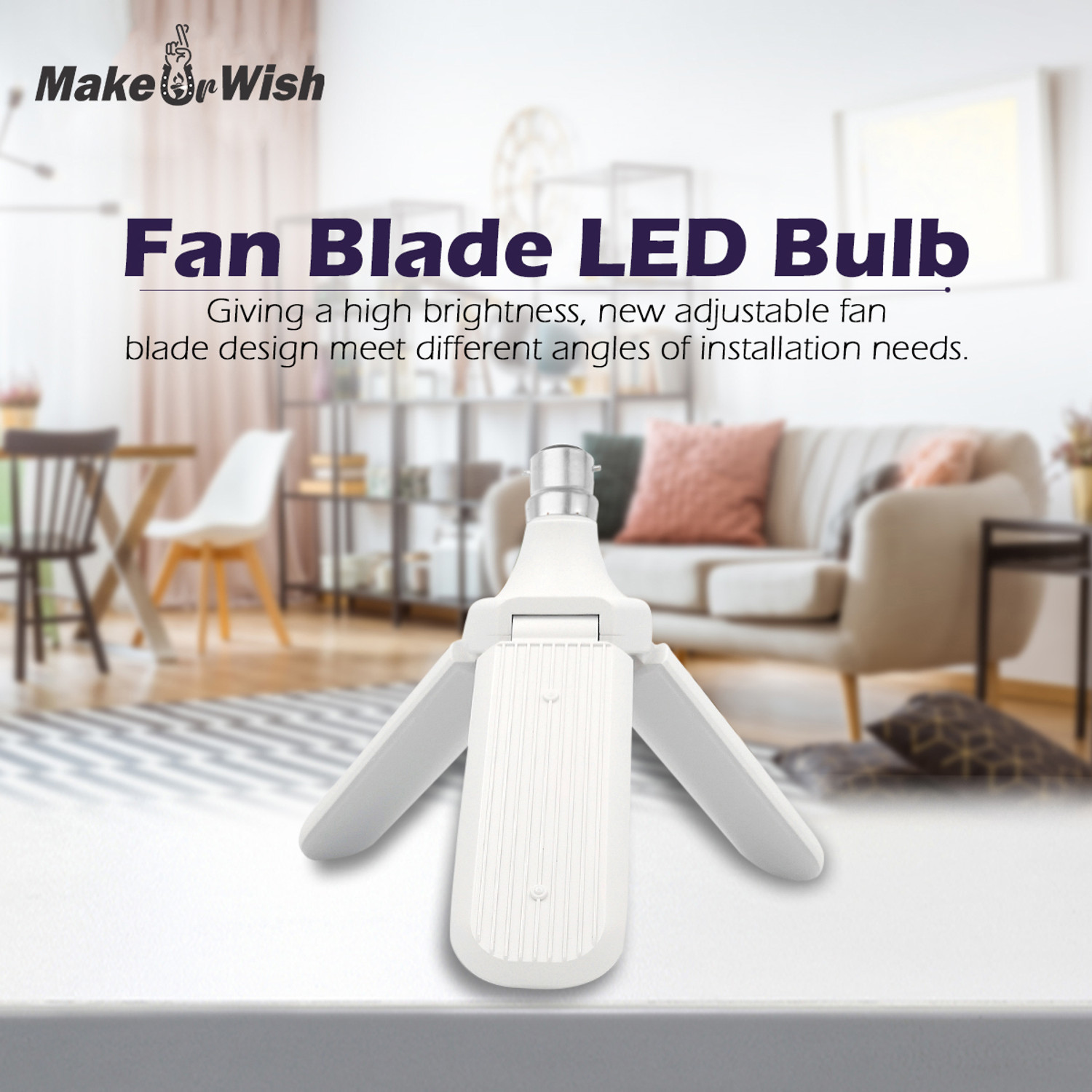 Image of Make Ur Wish 40 W Basic U-Tube B22 LED Bulb