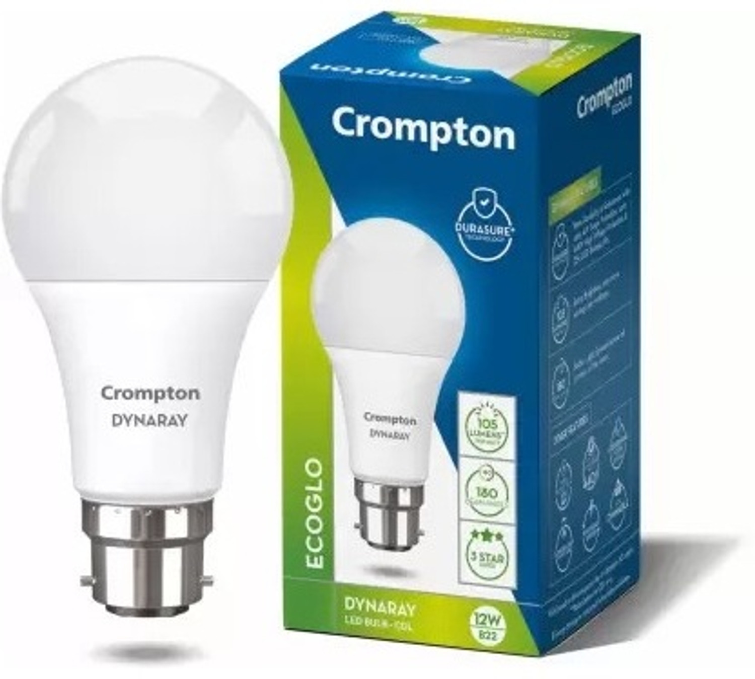 Image of Crompton 12 W Basic Standard B22 LED Bulb