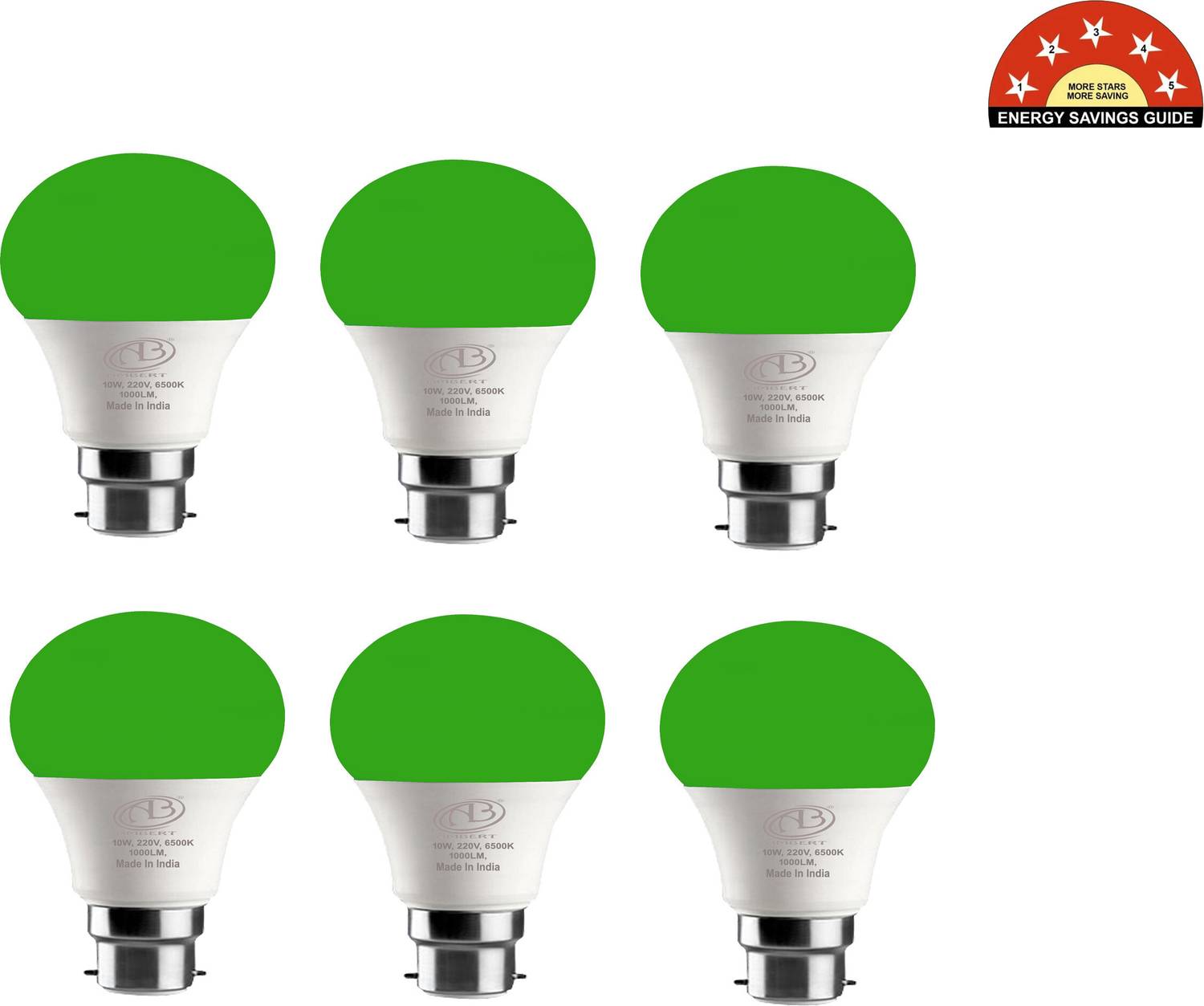 ambert 10 W Eye Safety Compliance Globe B22 LED Bulb