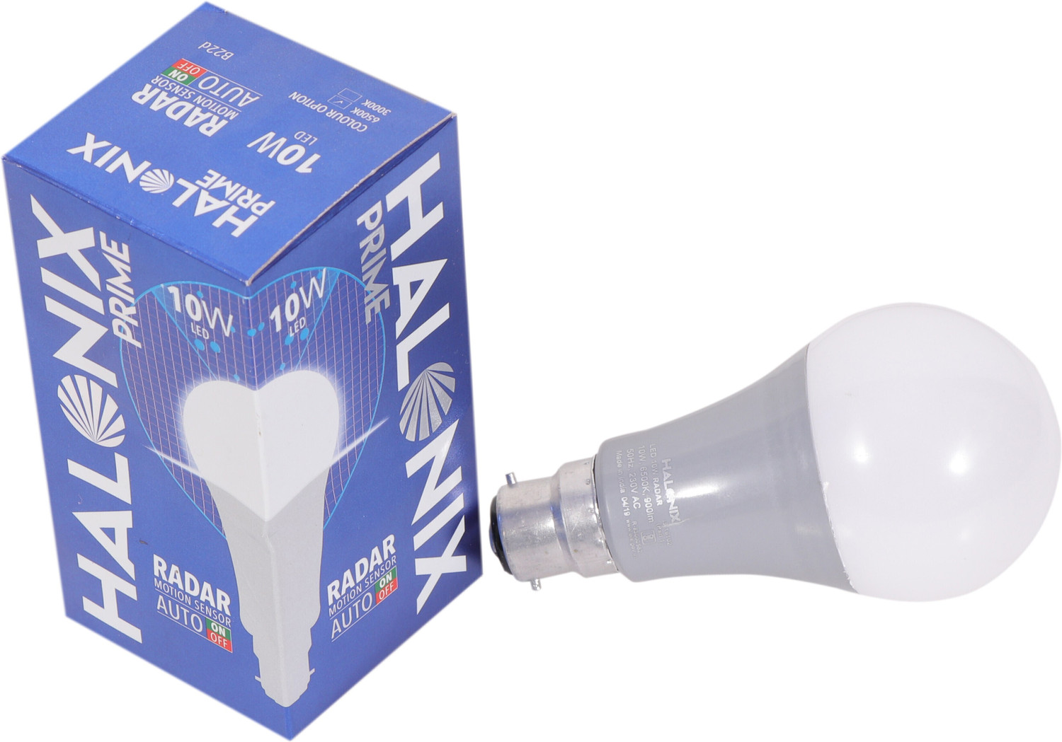 Image of HALONIX 10 W Basic Round B22 LED Bulb