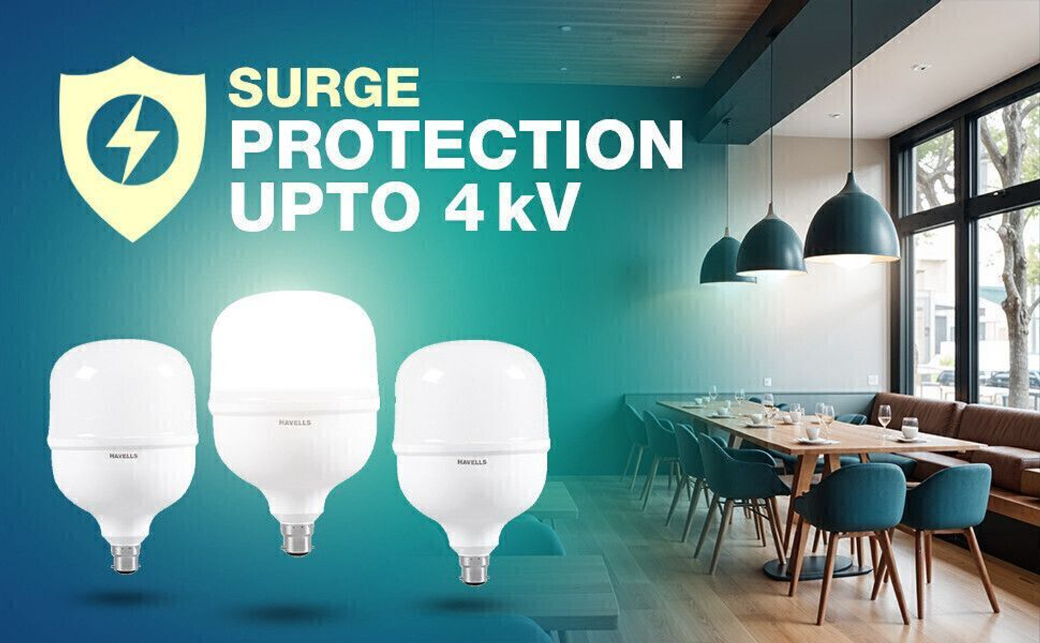 Image of HAVELLS 26 W Basic Standard B22 LED Bulb