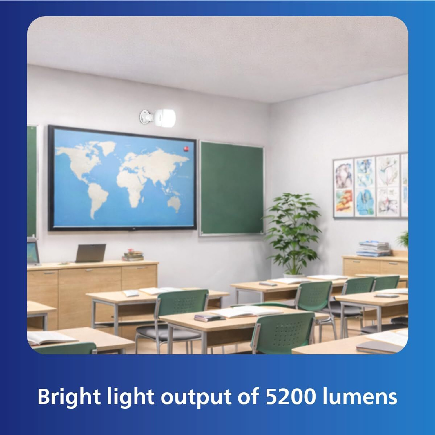 Image of PHILIPS 65 W Basic Round B22 LED Bulb