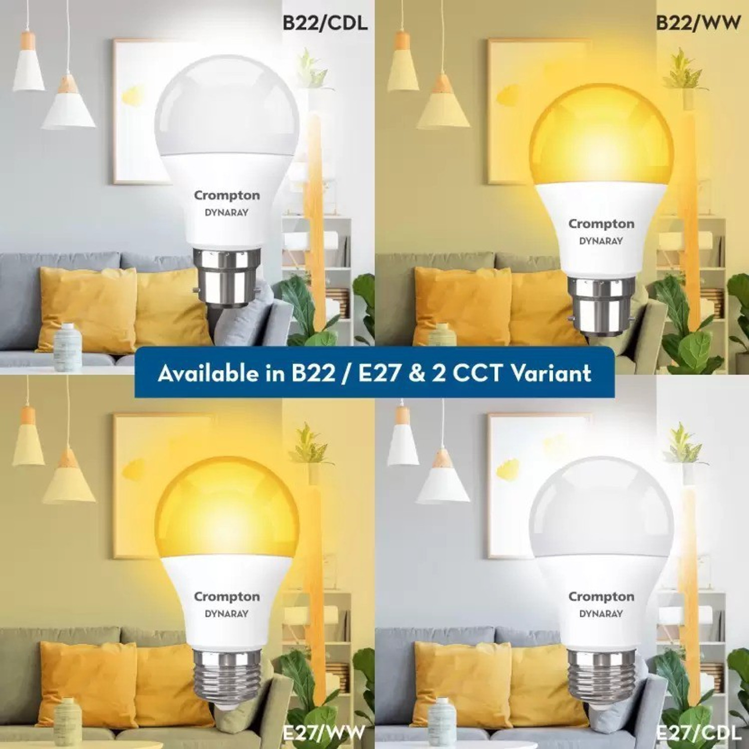 Image of Crompton 9 W Basic Standard B22 LED Bulb
