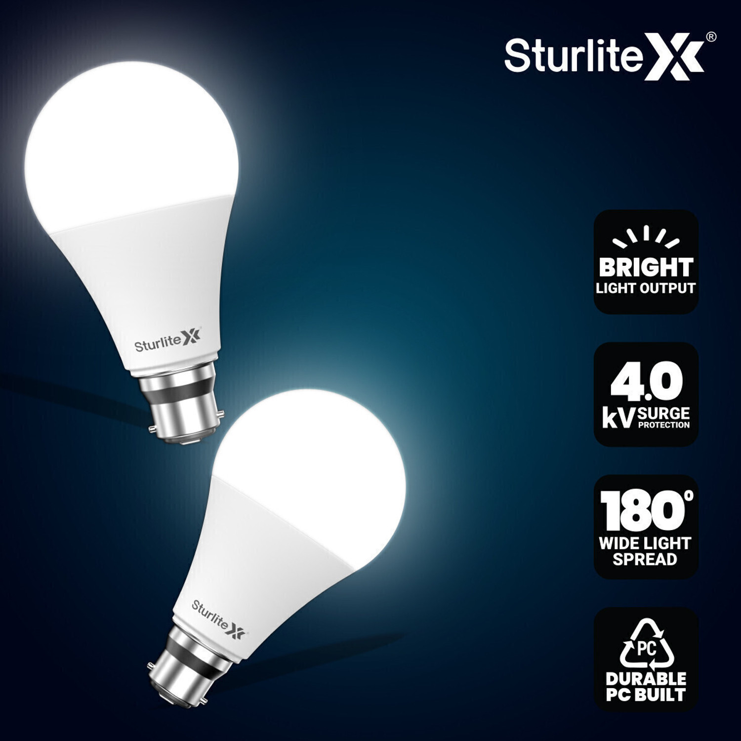 Image of Sturlite 16 W Basic Standard B22 D LED Bulb
