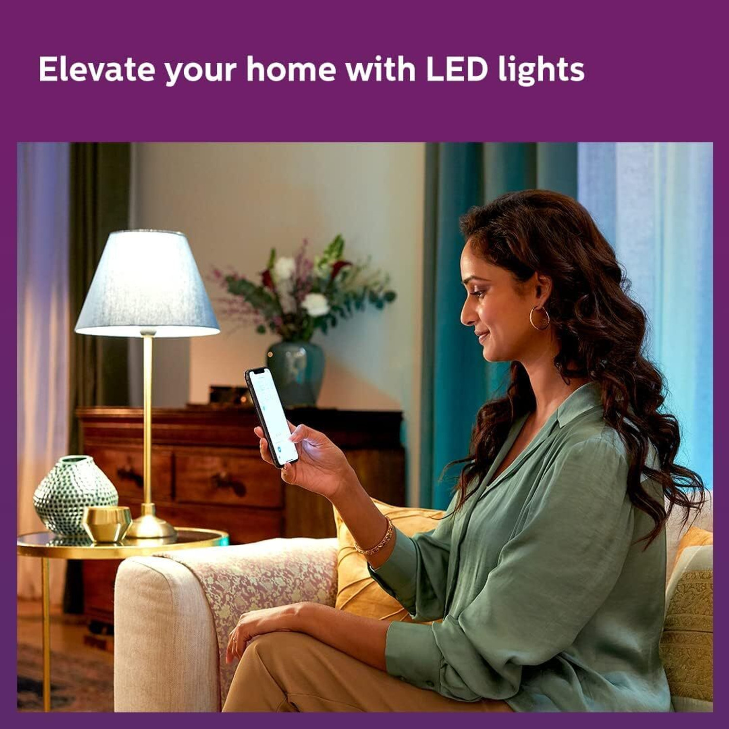 Image of PHILIPS Smart Wi-Fi 9W LED Bulb B22 Pro Smart Bulb