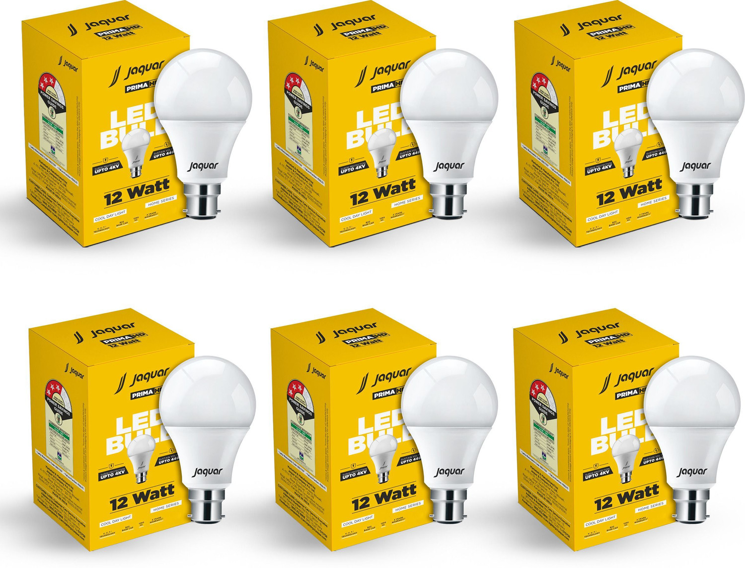 Image of Jaquar 12 W Basic Standard B22 LED Bulb