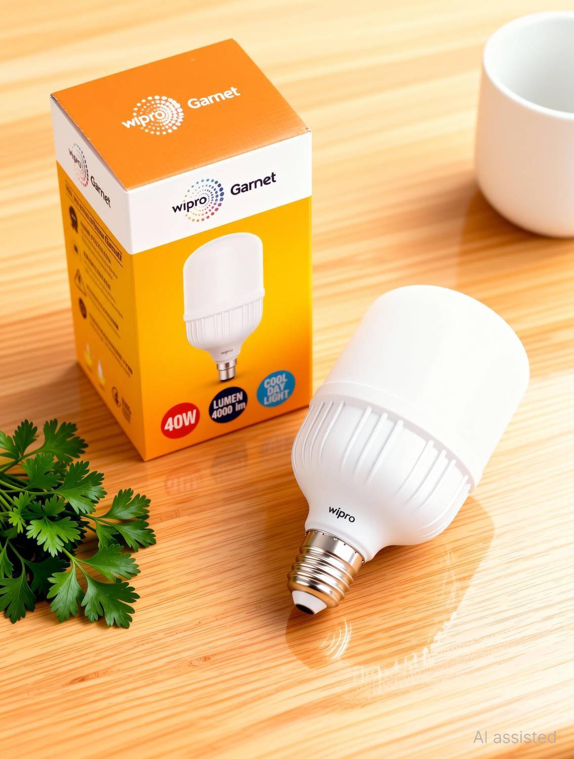 Wipro 40 W Basic Standard B22 LED Bulb