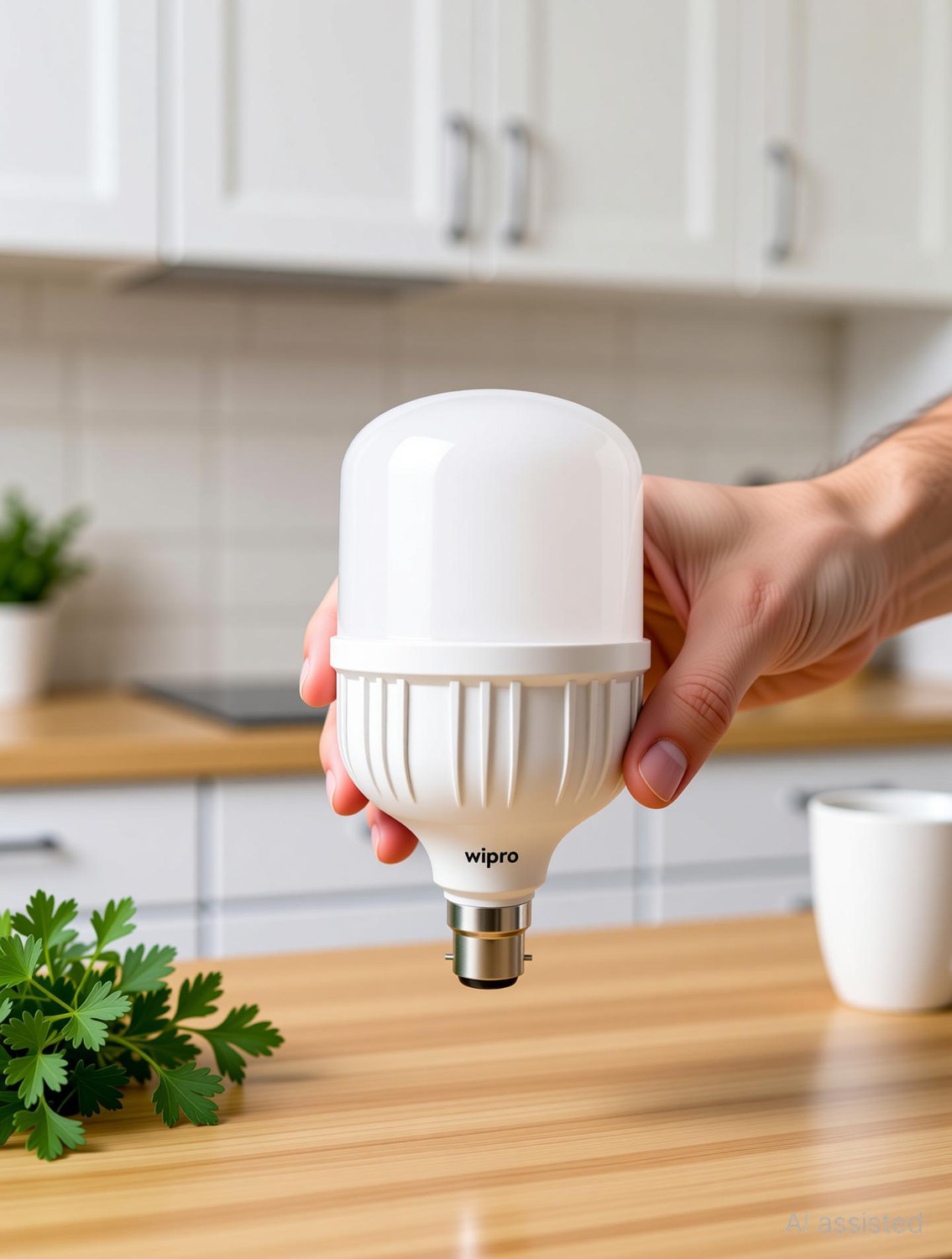 Image of Wipro 40 W Basic Standard B22 LED Bulb (White)