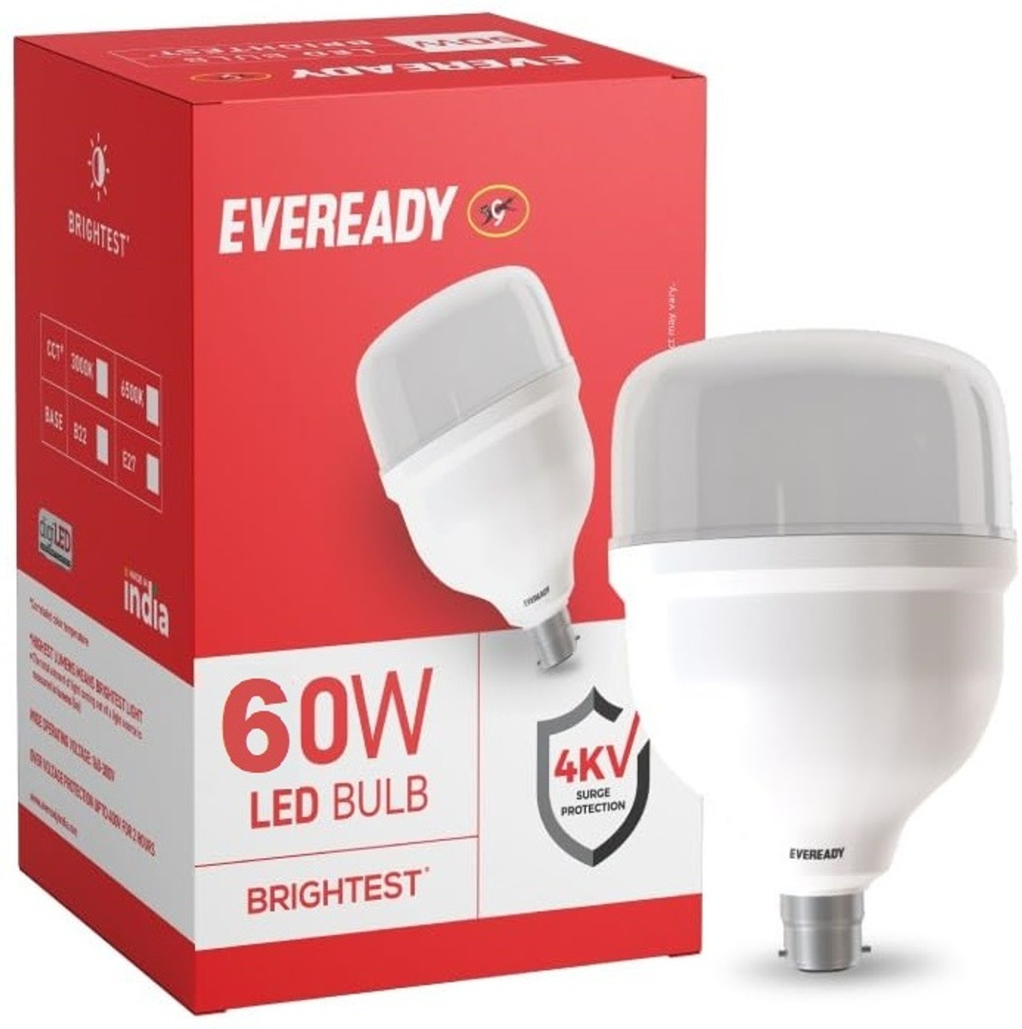 Image of EVEREADY 60 W Basic Standard B22 LED Bulb