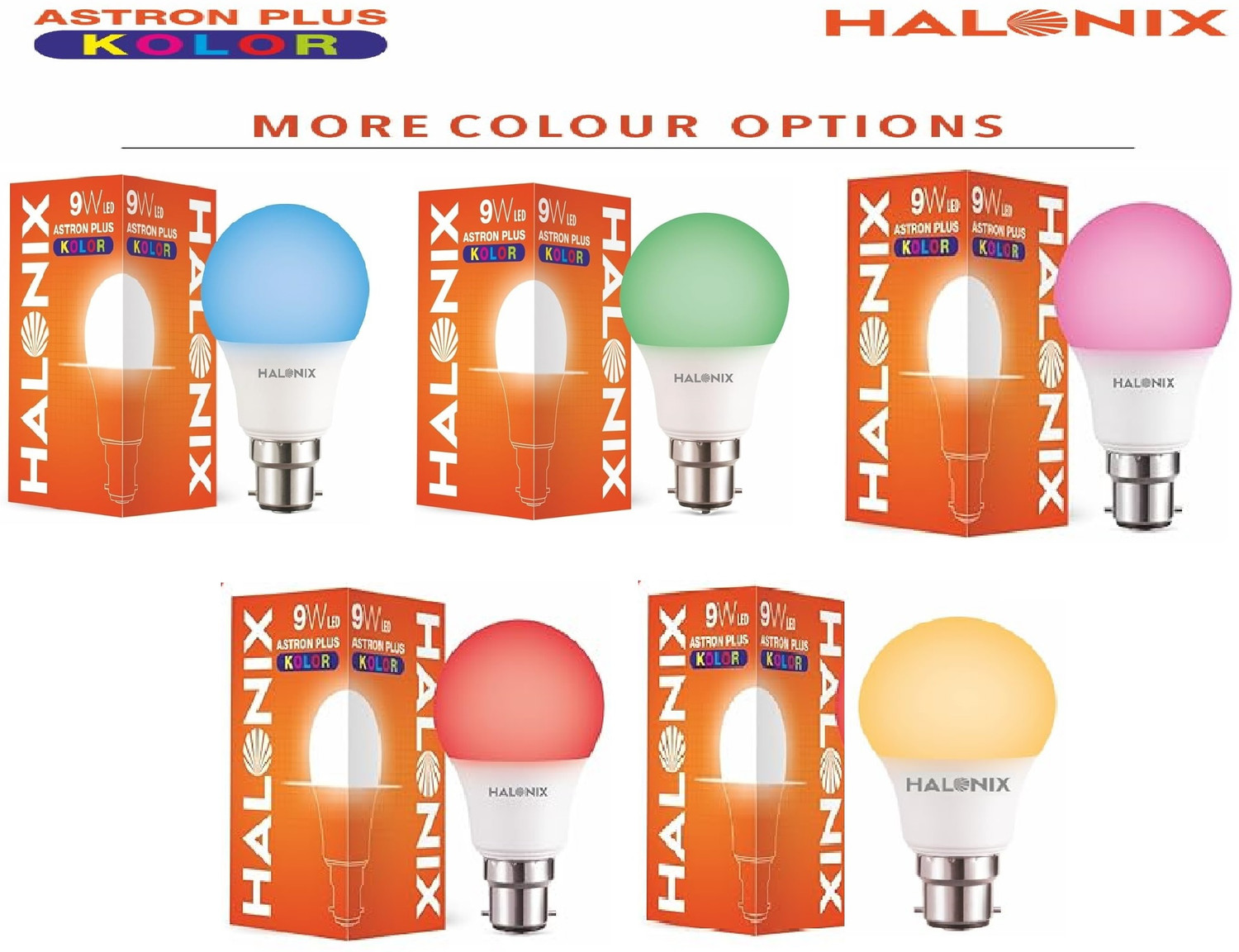 Image of HALONIX 9 W Basic Decorative B22 LED Bulb