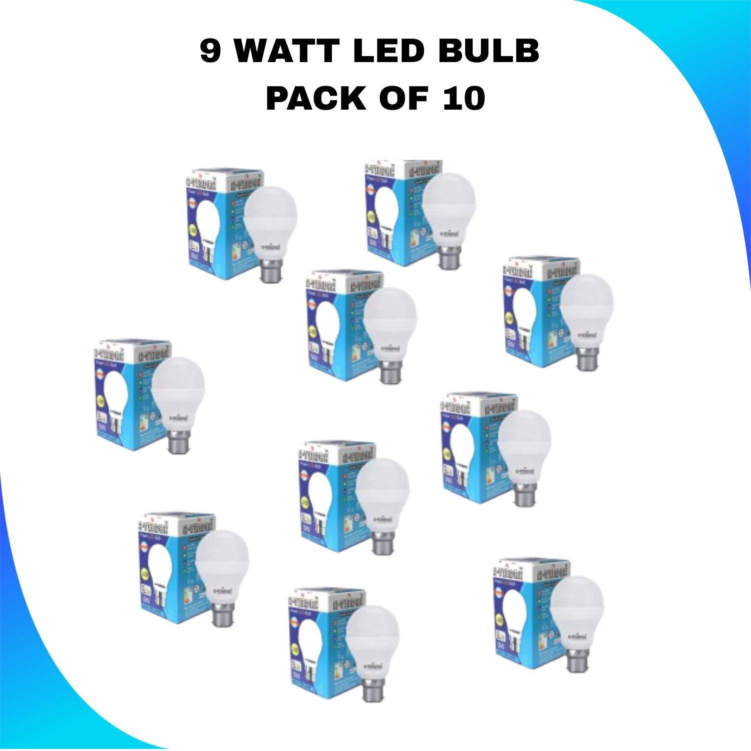 AVINDRA 10 W Eye Safety Compliance Round B22 LED Bulb