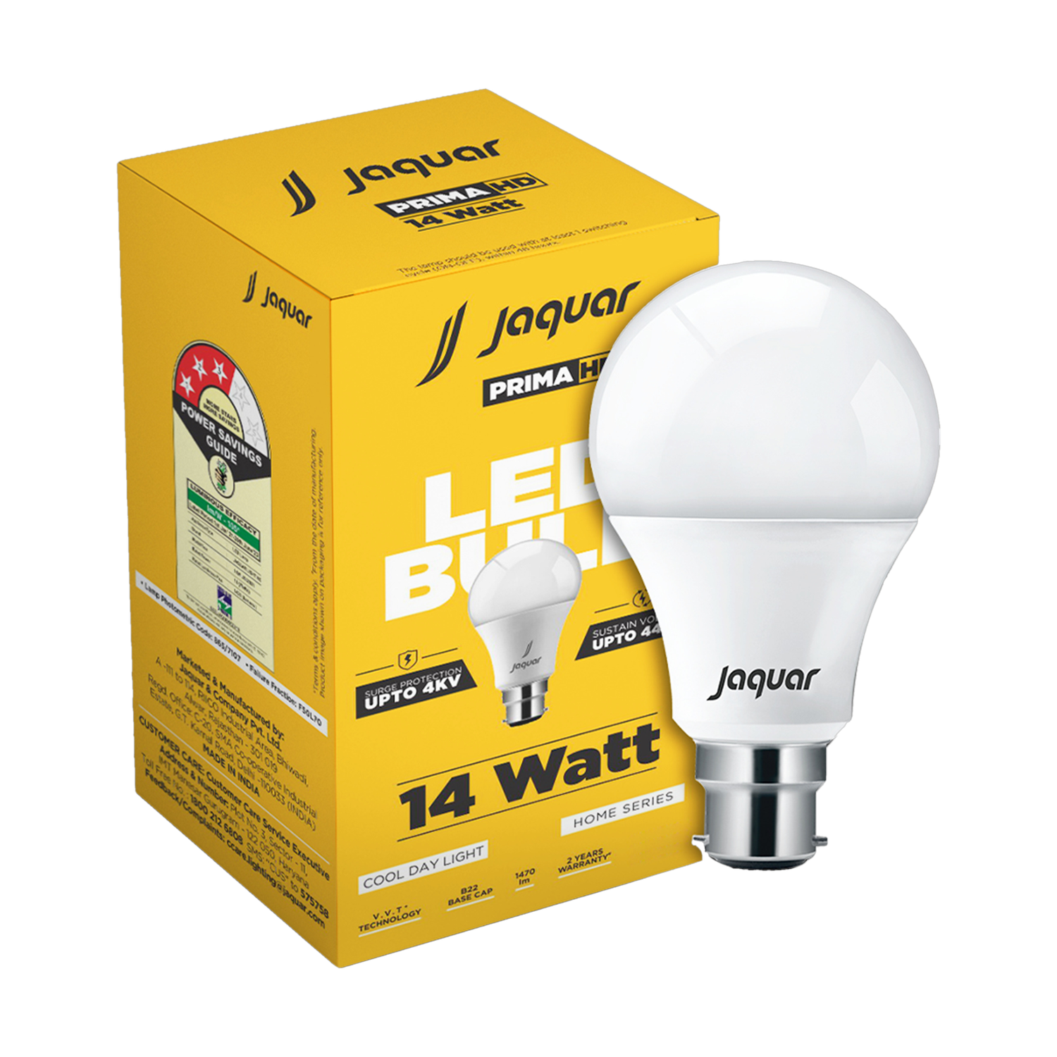 Image of Jaquar 14 W Basic Standard B22 LED Bulb