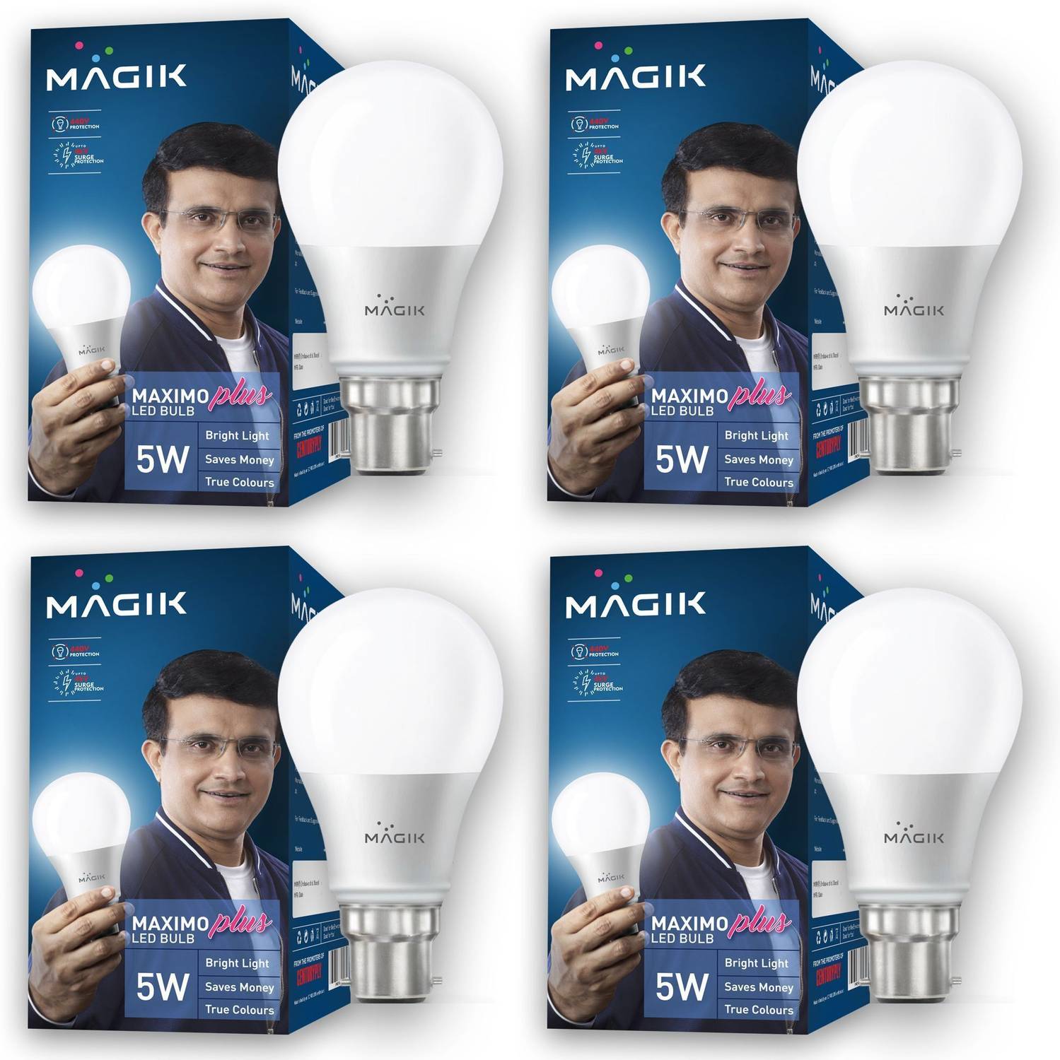 Magik 5 W Basic Standard B22 LED Bulb