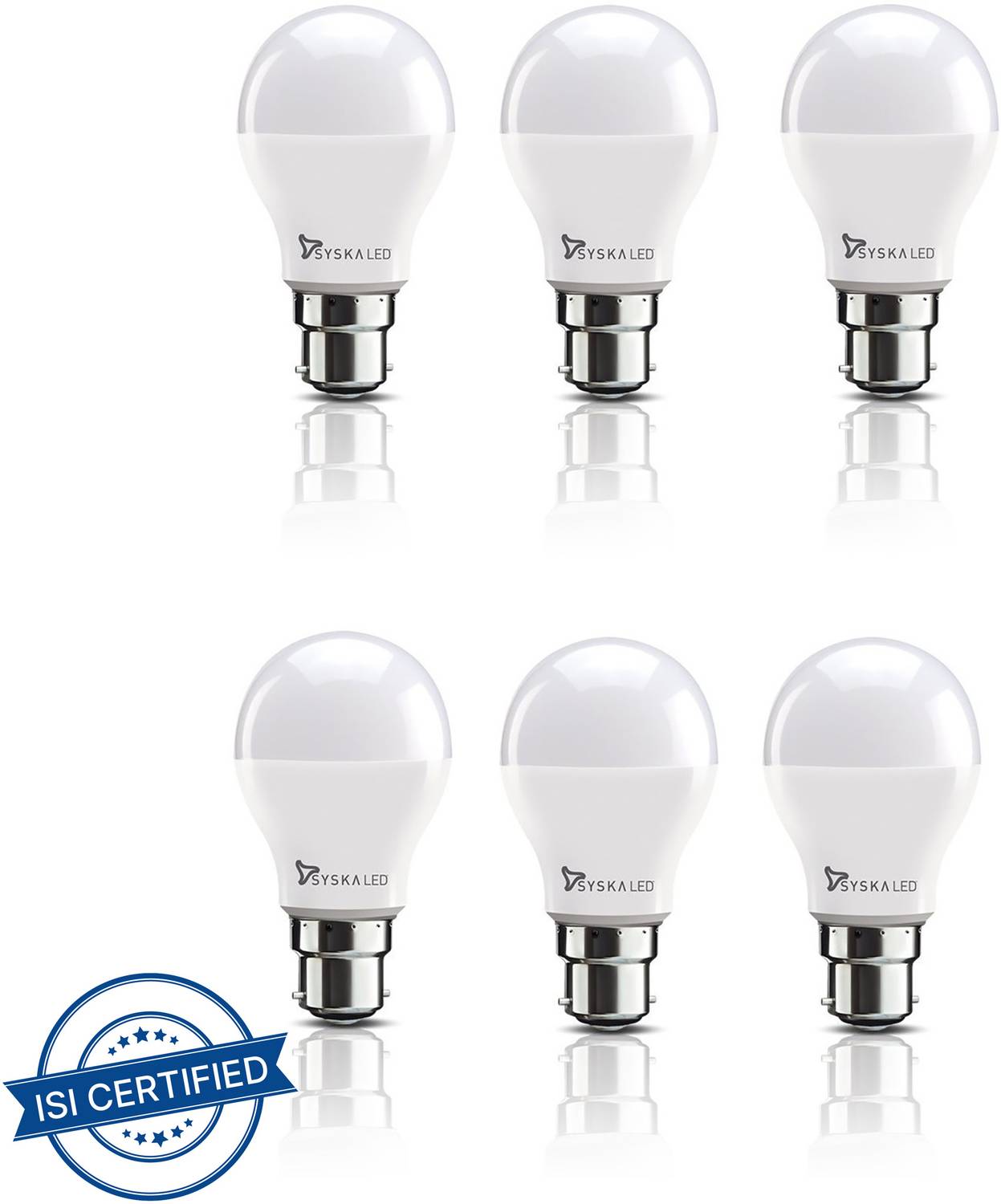 Syska 3 W Basic Standard B22 LED Bulb