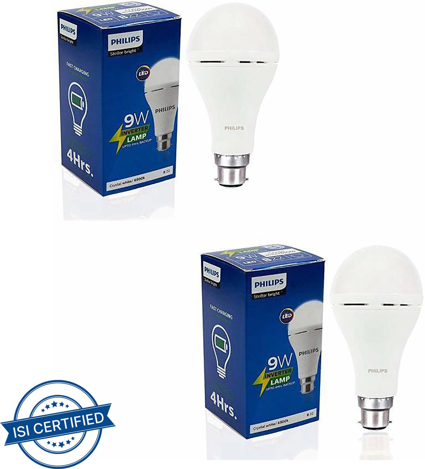 Image of PHILIPS 9 W Inverter Standard B22 Inverter Bulb