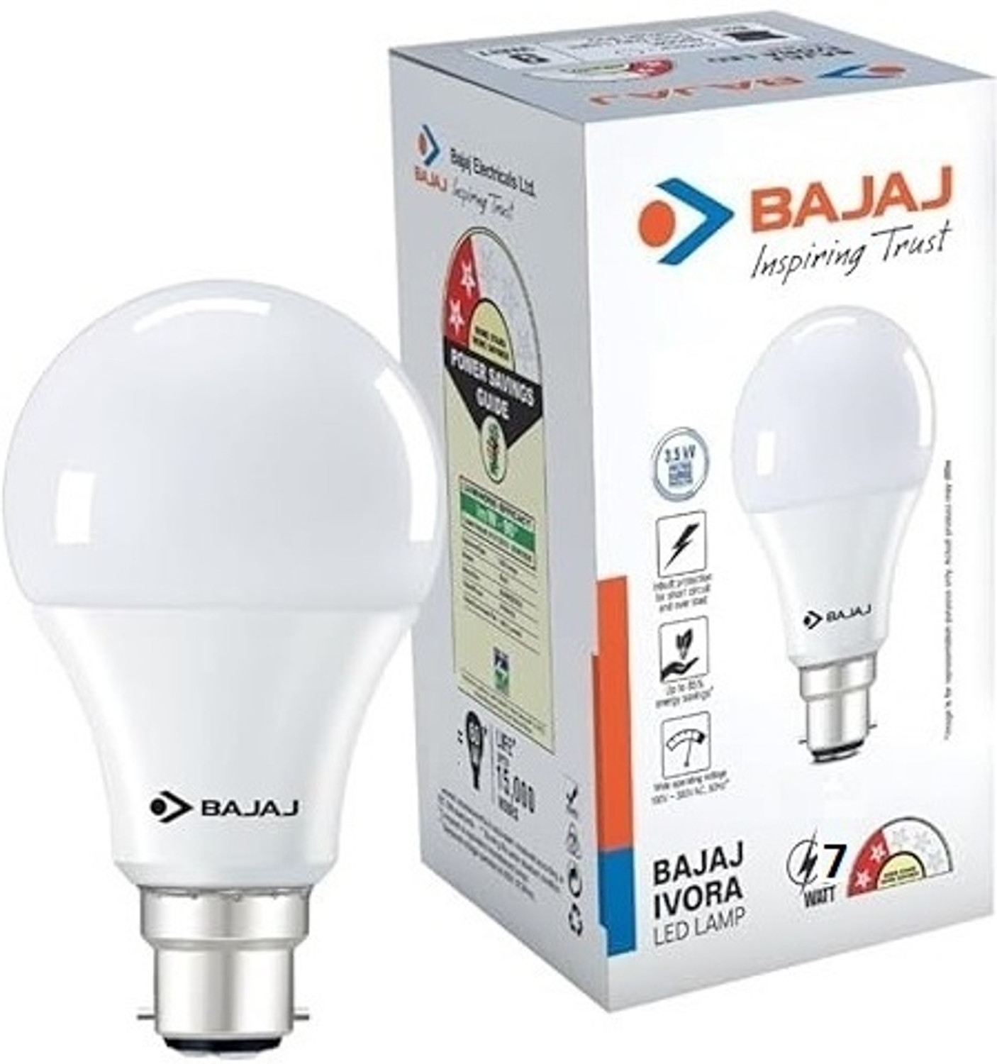 Image of BAJAJ 7 W Basic Standard B22 LED Bulb
