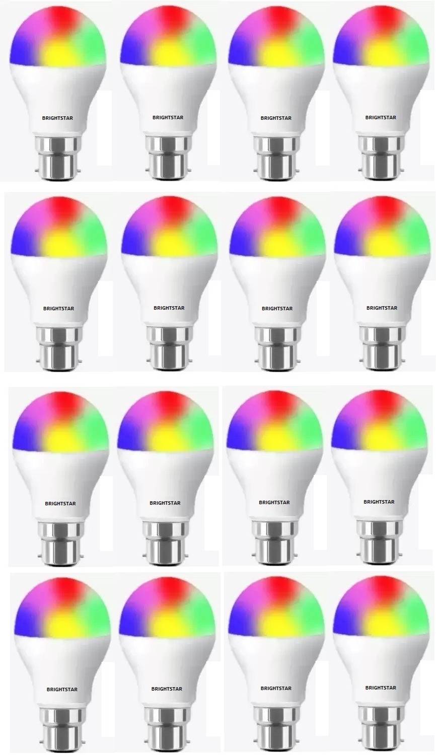 Brightstar 9 W Basic Round B22 LED Bulb