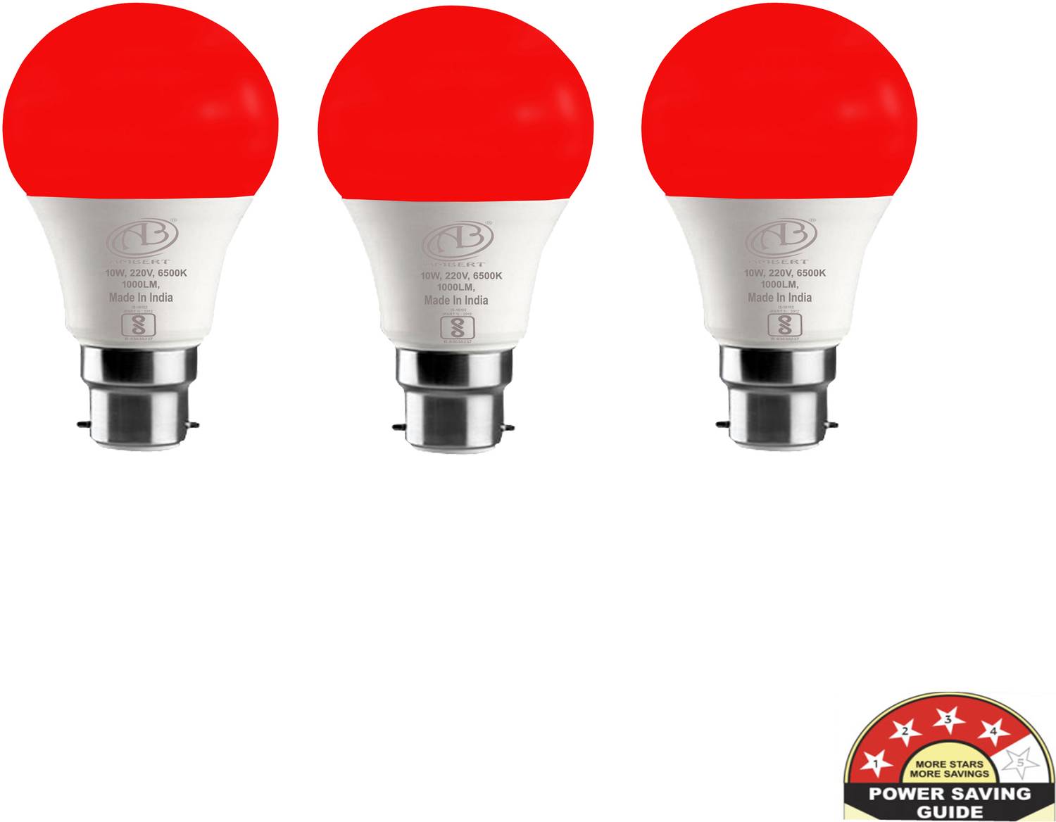 ambert 10 W Eye Safety Compliance Globe B22 LED Bulb