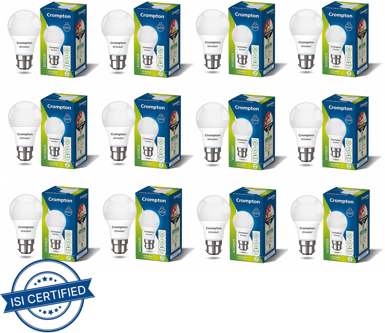 Crompton 7 W Basic Standard B22 LED Bulb