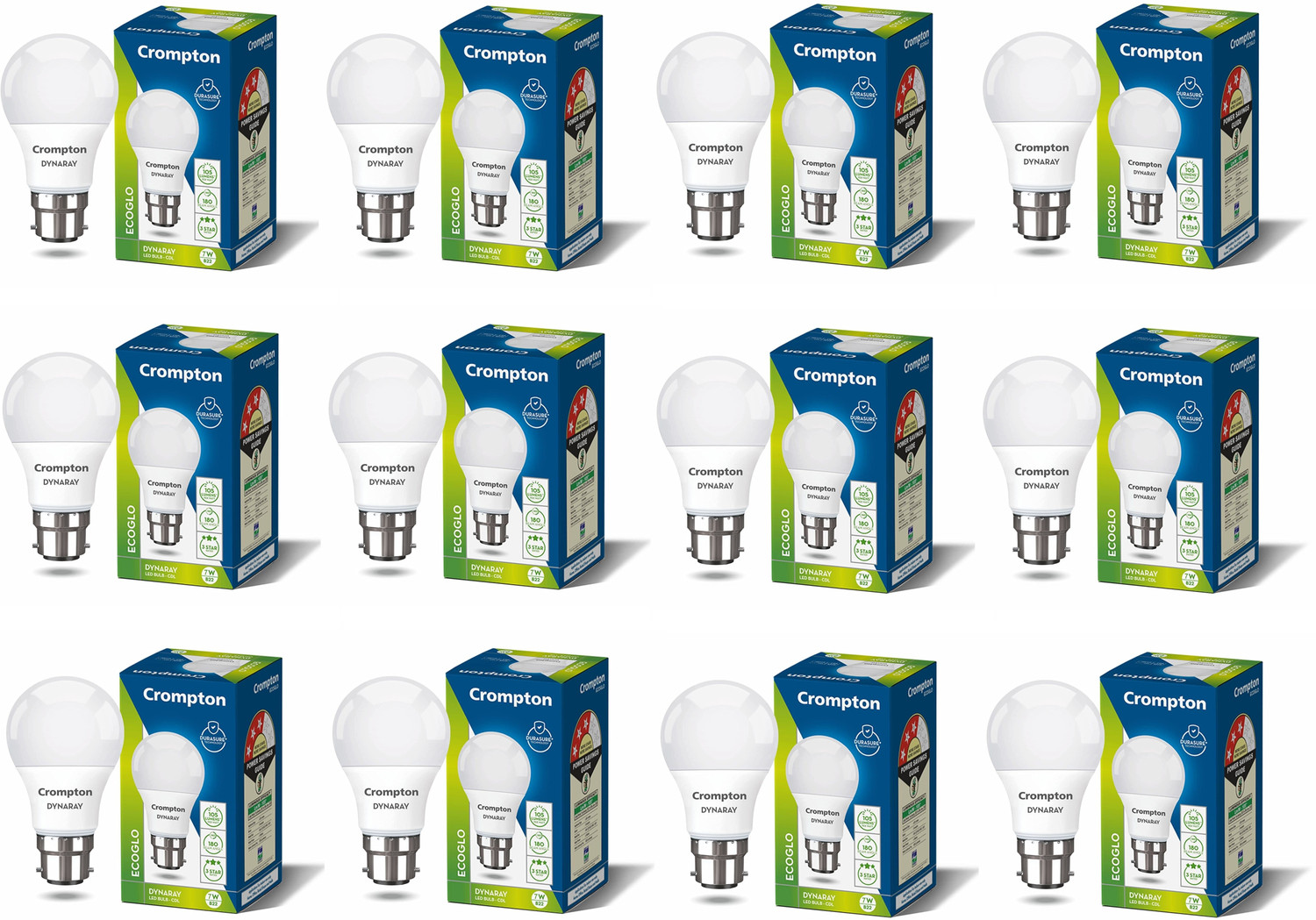 Image of Crompton 7 W Basic Standard B22 LED Bulb