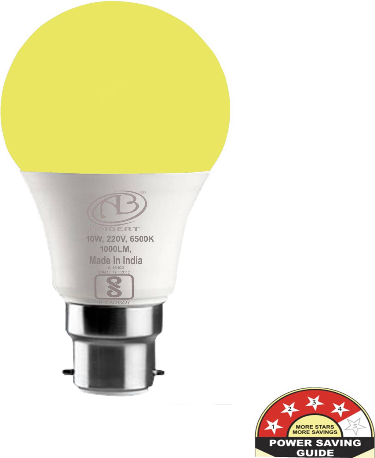 ambert 10 W Eye Safety Compliance Globe B22 LED Bulb