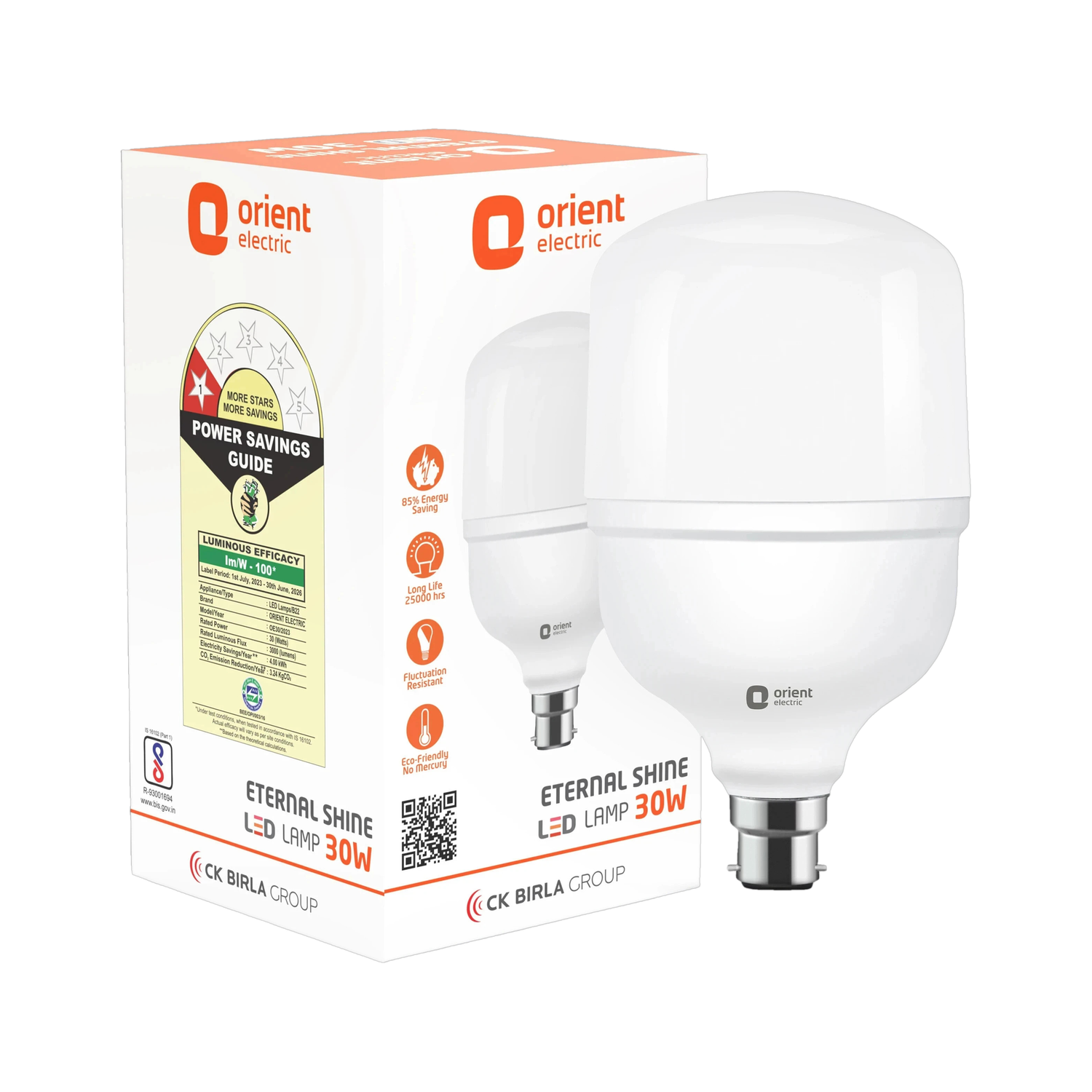 Orient Electric 30 W Basic Round B22 LED Bulb
