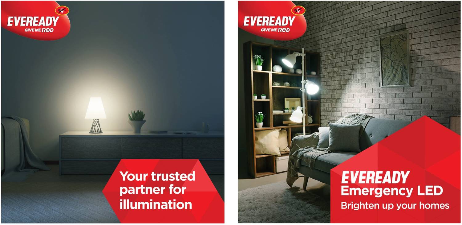 EVEREADY 9W B22 White Emergency LED Bulb 4Hr Pack of 1 - Image 4