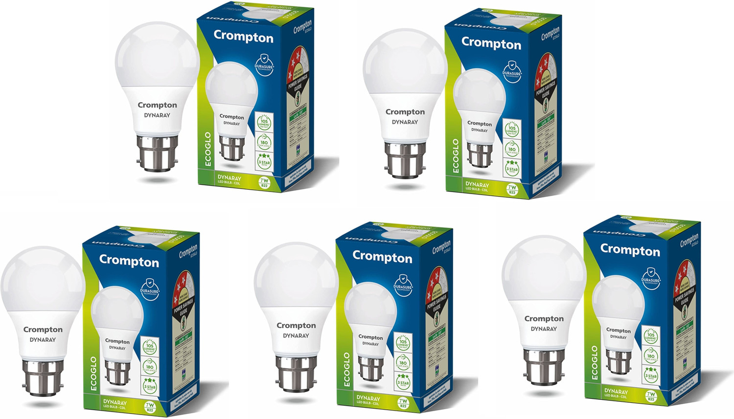 Image of Crompton 7 W Basic Standard B22 LED Bulb