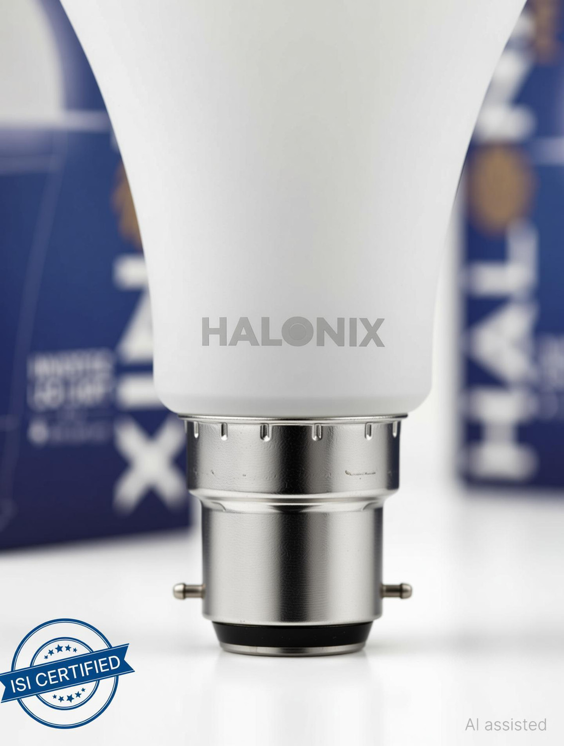 Image of HALONIX 12 W Inverter Round B22 Inverter Bulb