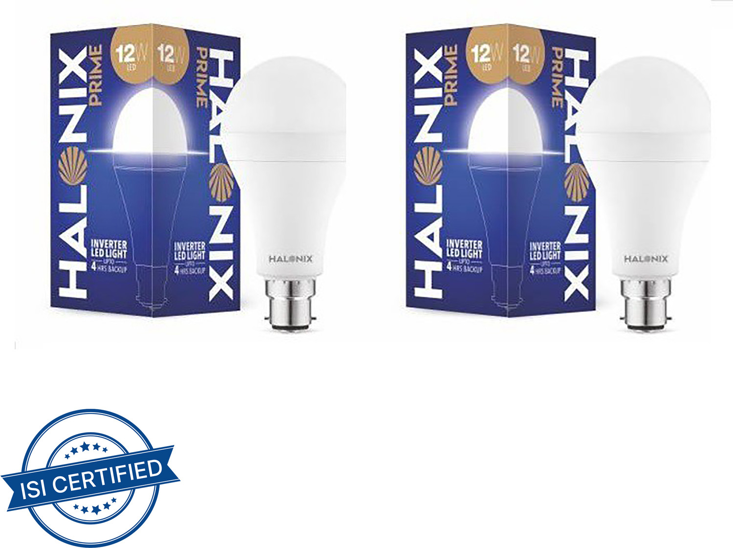Image of HALONIX 12 W Inverter Round B22 Inverter Bulb