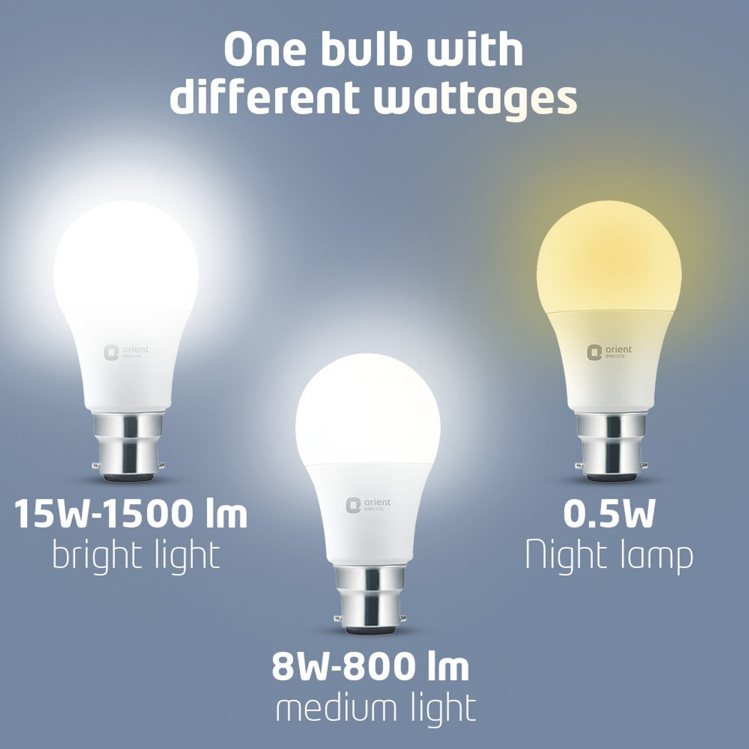 Image of Orient Electric 15 W Basic Round B22 LED Bulb