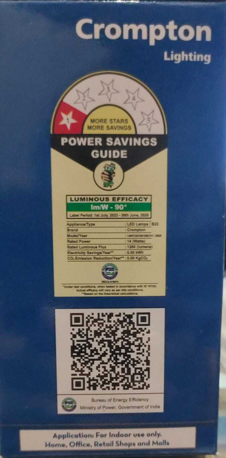 Image of Crompton 14 W Basic Standard B22 LED Bulb